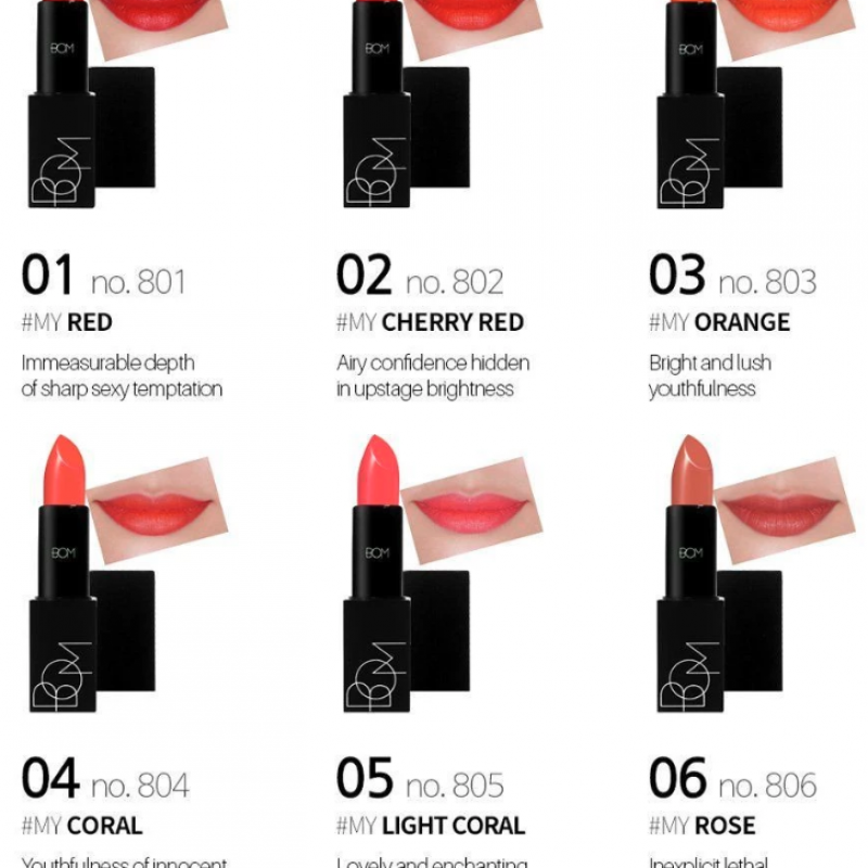 Son Lì BOM My Lipstick 3.5g - 803 My Orange