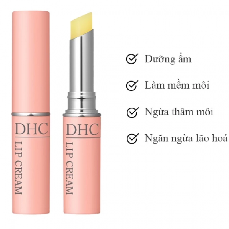 Son dưỡng môi DHC Lip Cream Nhật Bản son dưỡng không màu giúp đôi môi mềm mại giảm thâm và hồng môi 1.5g JP 4.0 cerave