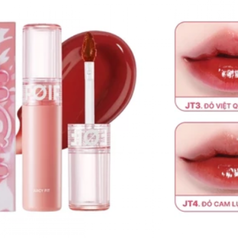 Son Tint Bóng Thuần Chay, Ẩm Mọng, Bền Màu FOIF Juicy Fit Tint 3g